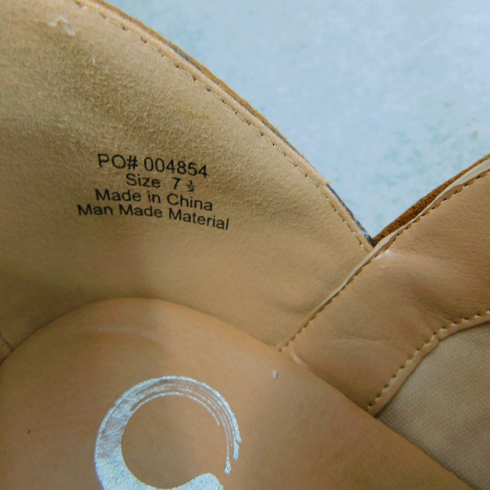 Journee Collection Women's Sophie Ankle Bootie Brown Size 7.5 - Picture 11 of 11